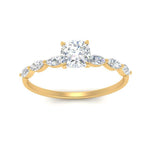 Load image into Gallery viewer, petite-marquise-diamond-cushion-cut-engagement-ring-in-FD9939CUR-NL-YG