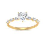Load image into Gallery viewer, petite-marquise-diamond-heart-shaped-engagement-ring-in-FD9939HTR-NL-YG
