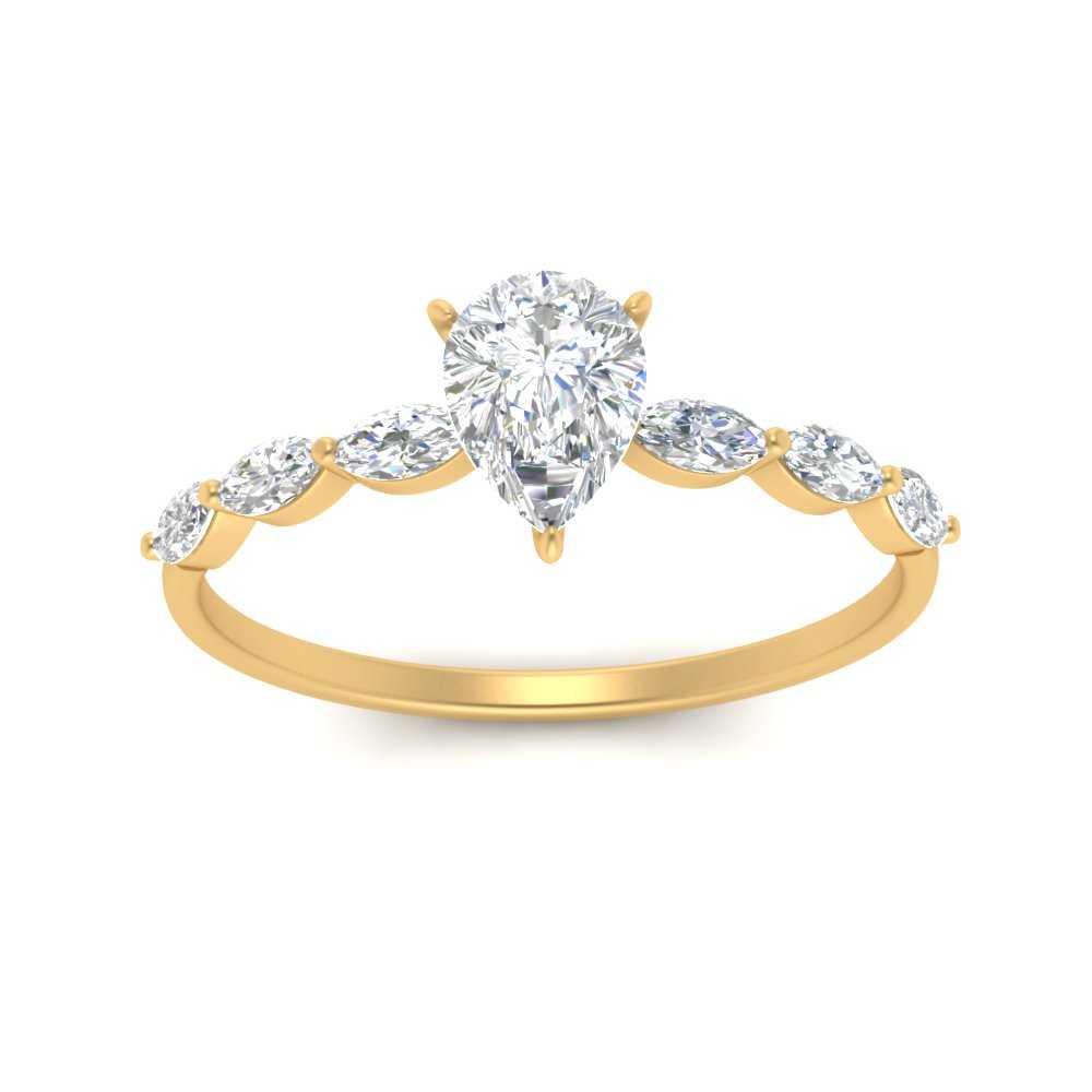 petite-marquise-diamond-pear-shaped-engagement-ring-in-FD9939PER-NL-YG