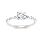 Load image into Gallery viewer, petite-marquise-diamond-princess-cut-engagement-ring-in-FD9939PRR-NL-WG