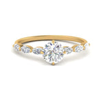 Load image into Gallery viewer, petite-marquise-diamond-round-cut-engagement-ring-in-FD9939ROR-NL-YG