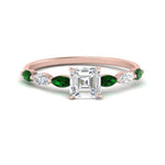 Load image into Gallery viewer, petite-marquise-emerald-asscher-cut-engagement-ring-in-FD9939ASRGEMGR-NL-RG
