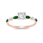 Load image into Gallery viewer, petite-marquise-emerald-asscher-cut-engagement-ring-in-FD9939ASRGEMGR-NL-RG
