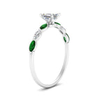 Load image into Gallery viewer, petite-marquise-emerald-asscher-cut-engagement-ring-in-FD9939ASRGEMGR-NL-WG