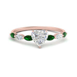 Load image into Gallery viewer, petite-marquise-emerald-heart-shaped-engagement-ring-in-FD9939HTRGEMGR-NL-RG
