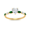 Load image into Gallery viewer, petite-marquise-emerald-heart-shaped-engagement-ring-in-FD9939HTRGEMGR-NL-YG
