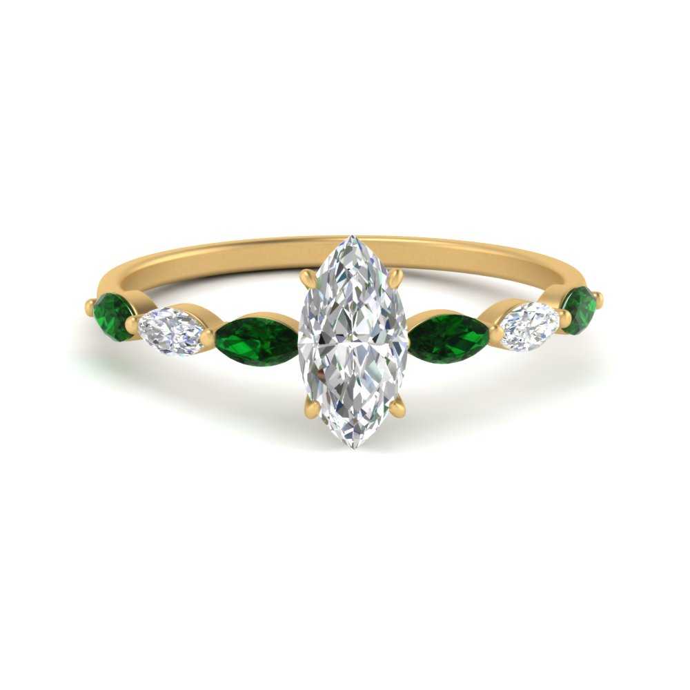 petite-marquise-emerald-marquise-cut-engagement-ring-in-FD9939MQRGEMGR-NL-YG