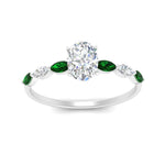 Load image into Gallery viewer, petite-marquise-emerald-oval-shaped-engagement-ring-in-FD9939OVRGEMGR-NL-WG
