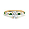 Load image into Gallery viewer, petite-marquise-emerald-oval-shaped-engagement-ring-in-FD-9939OVRGEMGR-NL-YG