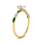 Load image into Gallery viewer, petite-marquise-emerald-oval-shaped-engagement-ring-in-FD-9939OVRGEMGR-NL-YG