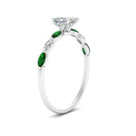 Load image into Gallery viewer, petite-marquise-emerald-princess-cut-engagement-ring-in-FD9939PRRGEMGR-NL-WG
