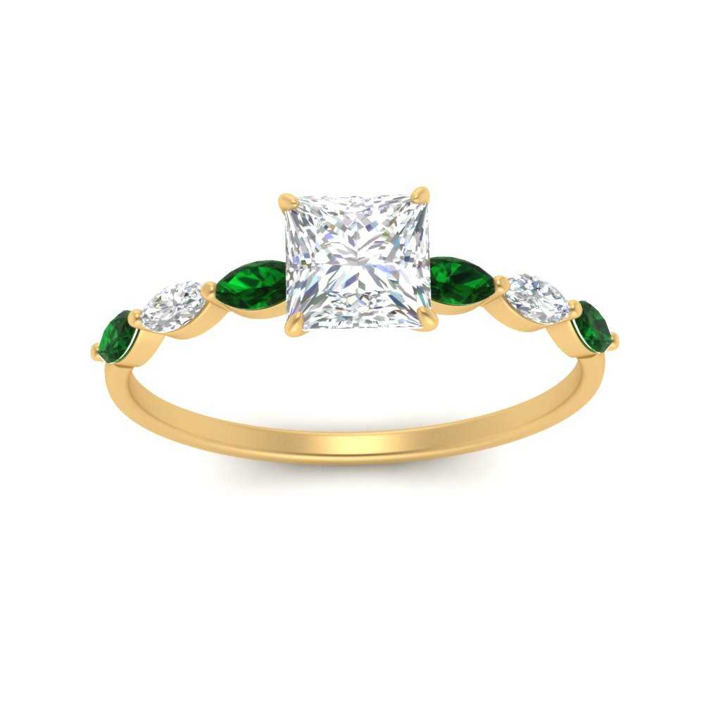 petite-marquise-emerald-princess-cut-engagement-ring-in-FD9939PRRGEMGR-NL-YG
