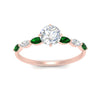 Load image into Gallery viewer, petite-marquise-emerald-round-cut-engagement-ring-in-FD9939RORGEMGR-NL-RG