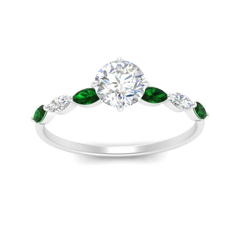 petite-marquise-emerald-round-cut-engagement-ring-in-FD9939RORGEMGR-NL-WG