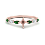 Load image into Gallery viewer, petite-marquise-emerald-semi-mount-engagement-ring-in-FD-9939SMRGEMGR-NL-RG