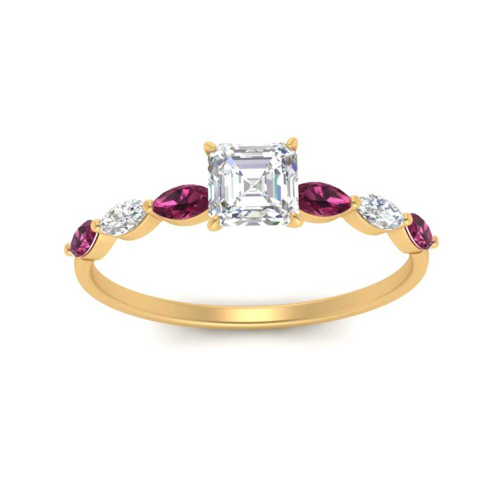 petite-marquise-pink-sapphire-asscher-cut-engagement-ring-in-FD9939ASRGSADRPI-NL-YG