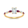 Load image into Gallery viewer, petite-marquise-pink-sapphire-emerald-cut-engagement-ring-in-FD9939EMRGSADRPI-NL-YG