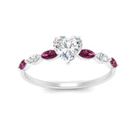Load image into Gallery viewer, petite-marquise-pink-sapphire-heart-shaped-engagement-ring-in-FD9939HTRGSADRPI-NL-WG
