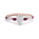 Load image into Gallery viewer, petite-marquise-pink-sapphire-pear-shaped-engagement-ring-in-FD9939PERGSADRPI-NL-RG