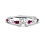 Load image into Gallery viewer, petite-marquise-pink-sapphire-princess-cut-engagement-ring-in-FD9939PRRGSADRPI-NL-WG

