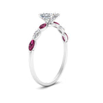 Load image into Gallery viewer, petite-marquise-pink-sapphire-princess-cut-engagement-ring-in-FD9939PRRGSADRPI-NL-WG