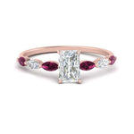 Load image into Gallery viewer, petite-marquise-pink-sapphire-radiant-cut-engagement-ring-in-FD9939RARGSADRPI-NL-RG