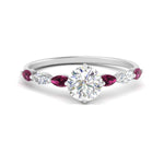 Load image into Gallery viewer, petite-marquise-pink-sapphire-round-cut-engagement-ring-in-FD9939RORGSADRPI-NL-WG