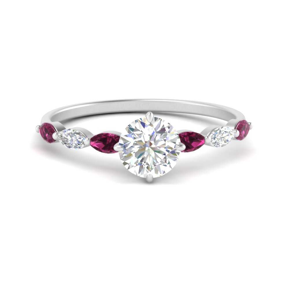 petite-marquise-pink-sapphire-round-cut-engagement-ring-in-FD9939RORGSADRPI-NL-WG