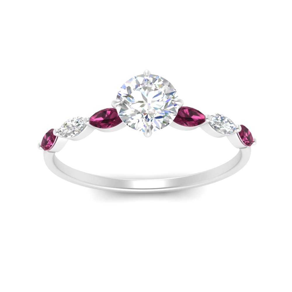 petite-marquise-pink-sapphire-round-cut-engagement-ring-in-FD9939RORGSADRPI-NL-WG