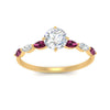 Load image into Gallery viewer, petite-marquise-pink-sapphire-round-cut-engagement-ring-in-FD9939RORGSADRPI-NL-YG