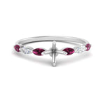 Load image into Gallery viewer, petite-marquise-pink-sapphire-semi-mount-engagement-ring-in-FD-9939SMRGSADRPI-NL-WG