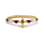 Load image into Gallery viewer, petite-marquise-pink-sapphire-semi-mount-engagement-ring-in-FD-9939SMRGSADRPI-NL-YG