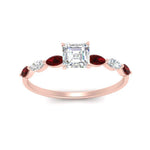 Load image into Gallery viewer, petite-marquise-ruby-asscher-cut-engagement-ring-in-FD9939ASRGRUDR-NL-RG