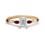 Load image into Gallery viewer, petite-marquise-ruby-emerald-cut-engagement-ring-in-FD9939EMRGRUDR-NL-YG