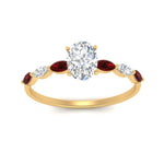 Load image into Gallery viewer, petite-marquise-ruby-oval-shaped-engagement-ring-in-FD-9939OVRGRUDR-NL-YG
