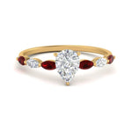 Load image into Gallery viewer, petite-marquise-ruby-pear-shaped-engagement-ring-in-FD9939PERGRUDR-NL-YG