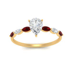 Load image into Gallery viewer, petite-marquise-ruby-pear-shaped-engagement-ring-in-FD9939PERGRUDR-NL-YG