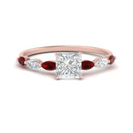 Load image into Gallery viewer, petite-marquise-ruby-princess-cut-engagement-ring-in-FD9939PRRGRUDR-NL-RG