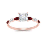 Load image into Gallery viewer, petite-marquise-ruby-princess-cut-engagement-ring-in-FD9939PRRGRUDR-NL-RG