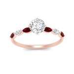 Load image into Gallery viewer, petite-marquise-ruby-round-cut-engagement-ring-in-FD9939RORGRUDR-NL-RG