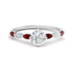 Load image into Gallery viewer, petite-marquise-ruby-round-cut-engagement-ring-in-FD9939RORGRUDR-NL-WG
