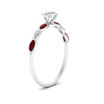 Load image into Gallery viewer, petite-marquise-ruby-round-cut-engagement-ring-in-FD9939RORGRUDR-NL-WG