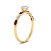 Load image into Gallery viewer, petite-marquise-ruby-round-cut-engagement-ring-in-FD9939RORGRUDR-NL-YG