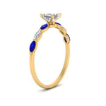 Load image into Gallery viewer, petite-marquise-sapphire-asscher-cut-engagement-ring-in-FD9939ASRGSABL-NL-YG
