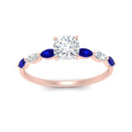 Load image into Gallery viewer, petite-marquise-sapphire-cushion-cut-engagement-ring-in-FD9939CURGSABL-NL-RG