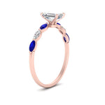 Load image into Gallery viewer, petite-marquise-sapphire-emerald-cut-engagement-ring-in-FD9939EMRGSABL-NL-RG
