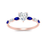 Load image into Gallery viewer, petite-marquise-sapphire-heart-shaped-engagement-ring-in-FD9939HTRGSABL-NL-RG
