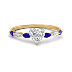 Load image into Gallery viewer, petite-marquise-sapphire-heart-shaped-engagement-ring-in-FD9939HTRGSABL-NL-YG
