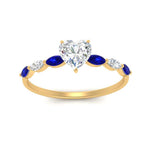 Load image into Gallery viewer, petite-marquise-sapphire-heart-shaped-engagement-ring-in-FD9939HTRGSABL-NL-YG
