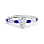 Load image into Gallery viewer, petite-marquise-sapphire-pear-shaped-engagement-ring-in-FD9939PERGSABL-NL-WG